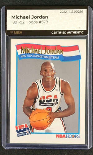 1991 Hoops USA Michael Jordan #579 MBA AUTH