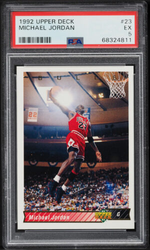1992 Upper Deck Basketball Michael Jordan #23 PSA 5 EX