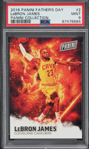 2016 Panini Father's Day Collection LeBron James #2 PSA 9 MINT